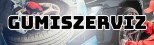 Gumiszerviz tábla fotókkal, kültéri PVC-ből