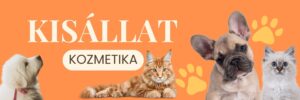 kisállat kozmetika narancs tábla és molinó figyelemfelkeltő meleg design