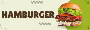 Zöld stílusú hamburger grafika friss hangulattal, természetes színvilággal és barátságos megjelenéssel